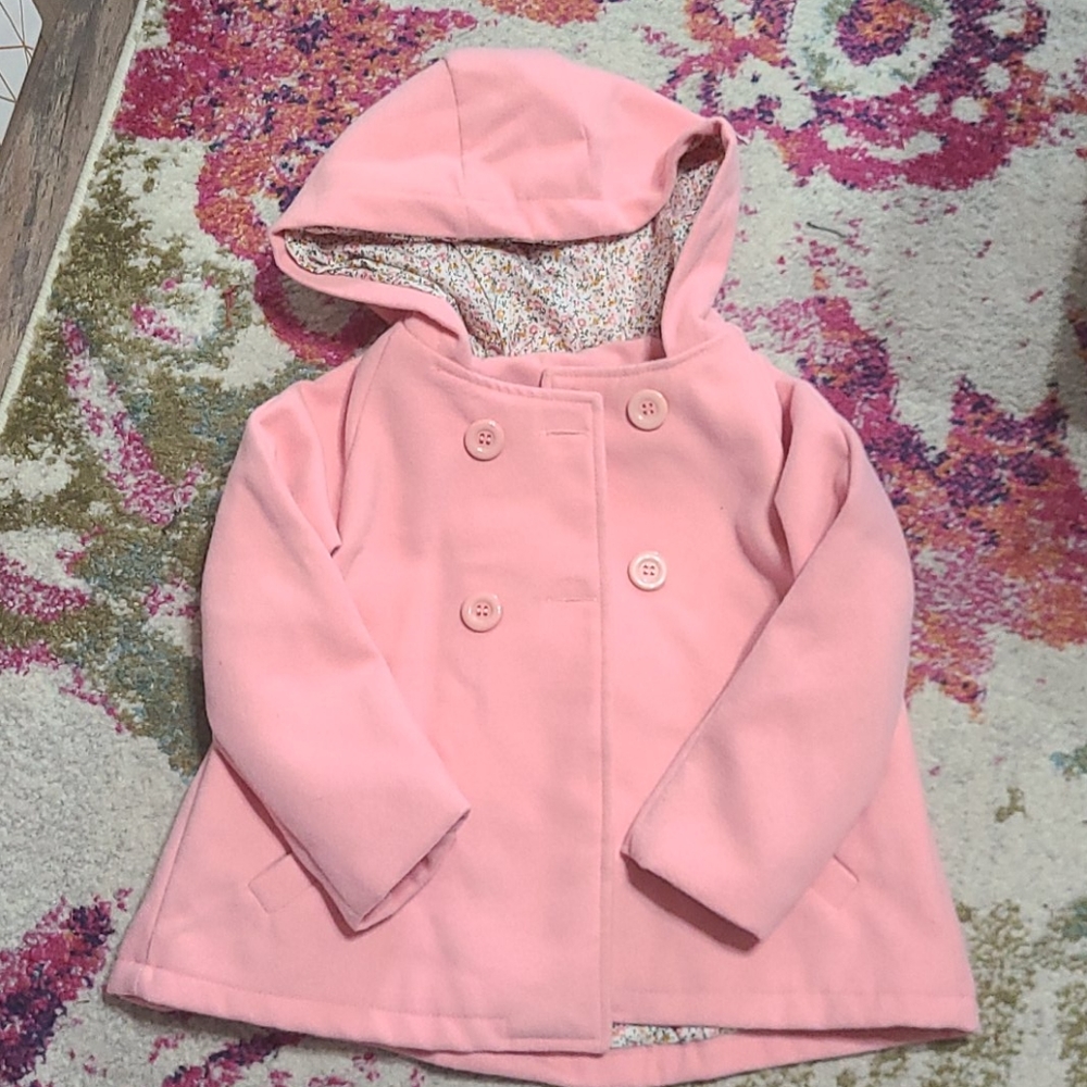 Precious light pink girls boutique coat